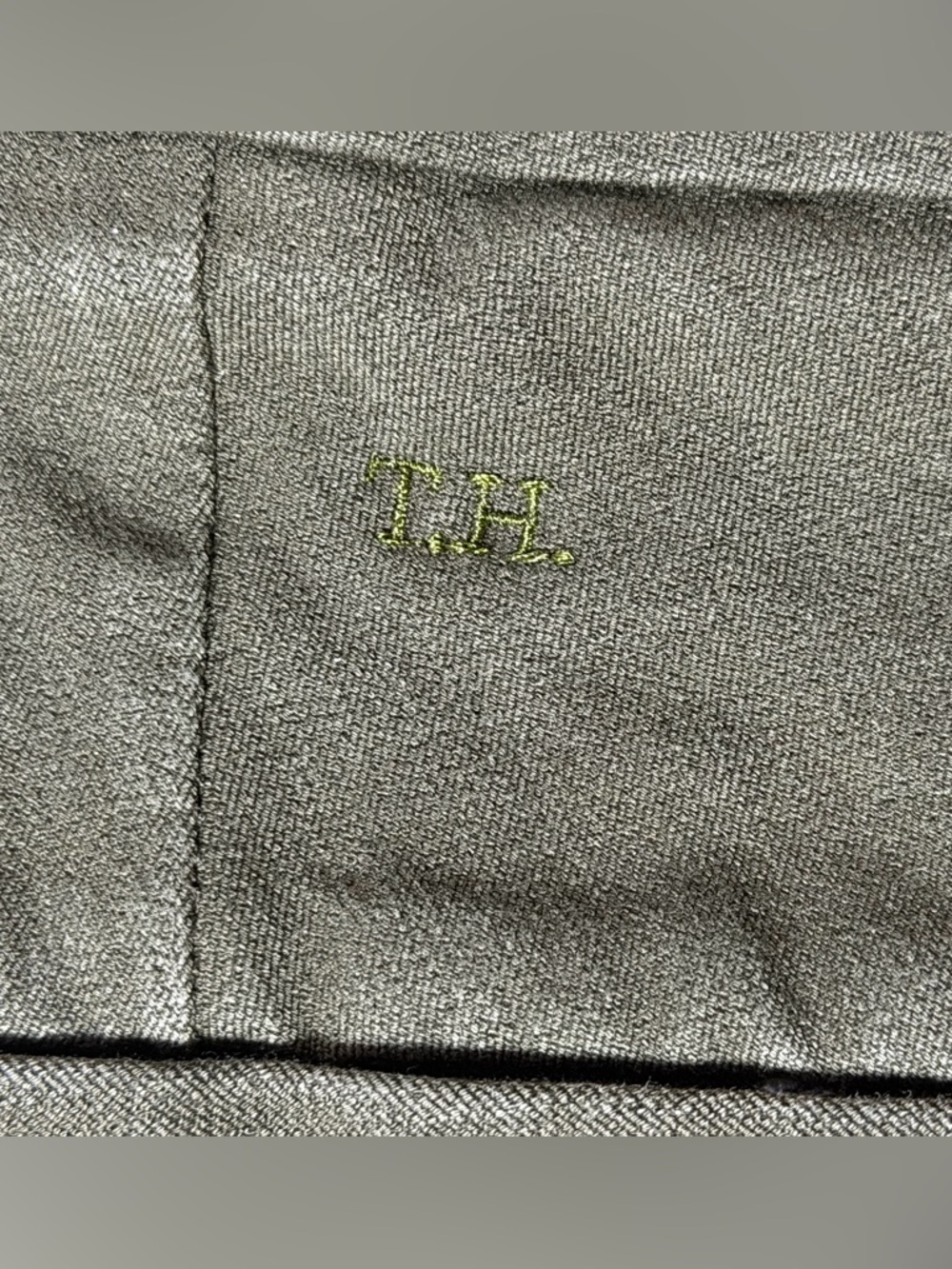Women’s Tommy Hilfiger Olive Green Boot-Leg Pants w/stretch 18 - Picture 7 of 11